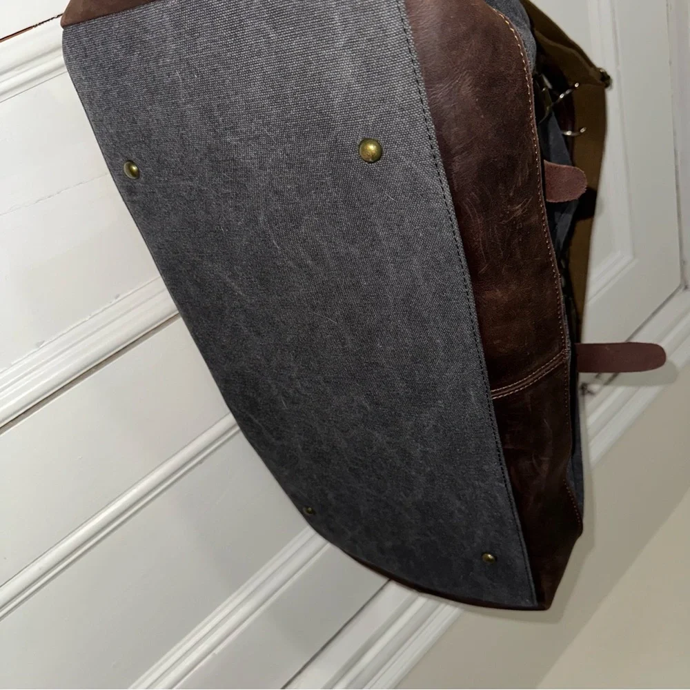 S-ZONE Canvas Carry On Travel Duffle Bag